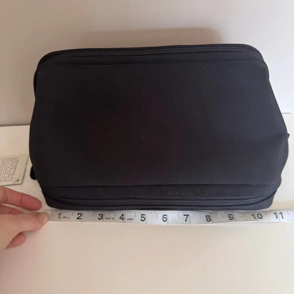 Hobo International Black Dopp Kit Travel Organizer New